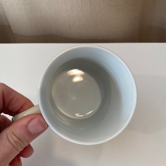 Vintage Vitro Beige Coffee Mug 3.5” Ceramic Retro Logo‎ Collectible - Picture 5 of 6